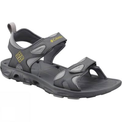 Sandalias Columbia Techsun Vent Hombre - Gris Oscuro / Amarillo - Chile SJQ673058